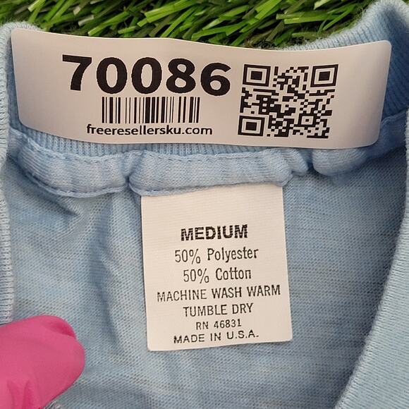 Vintage 1983 NACS Opryland Nashville Shirt XS 16x24 Light Blue US 80s - Picture 13 of 13